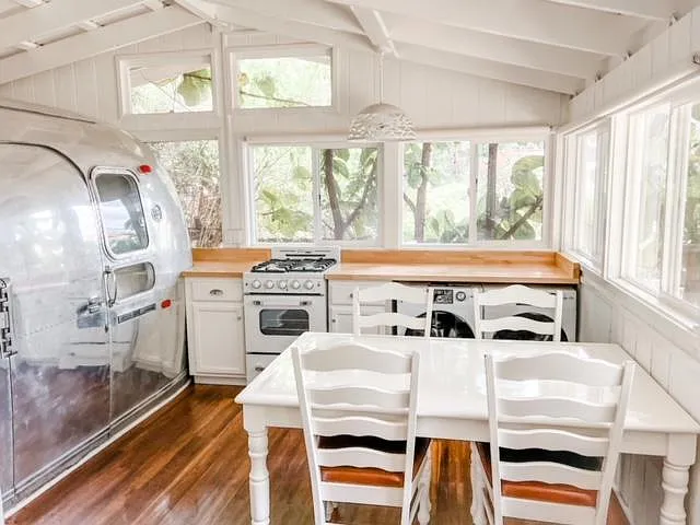 Entrance to Airstream