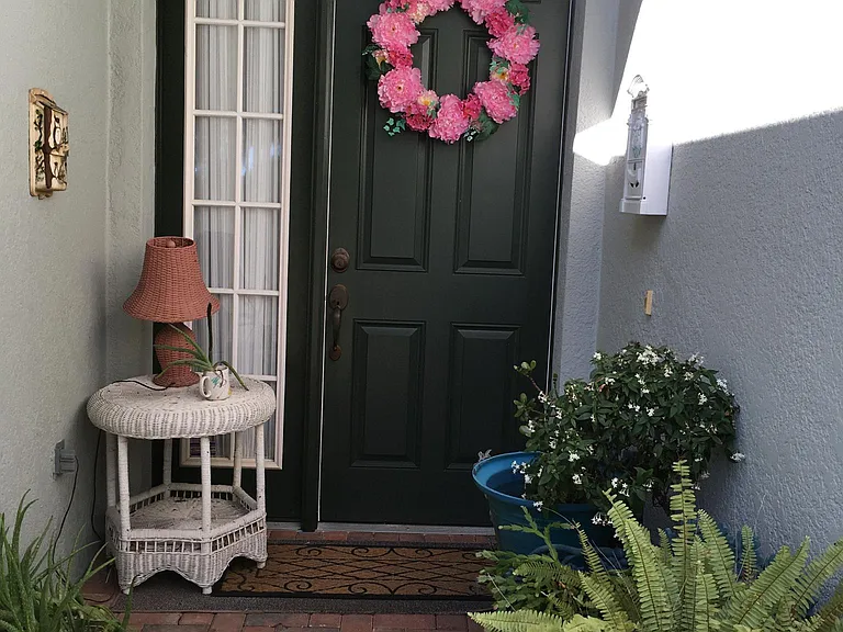 Front door of 779 Wolf Creek St.