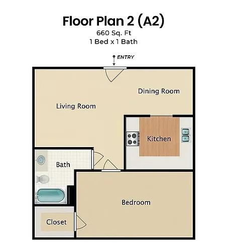 Floor plan Floor Plan A2