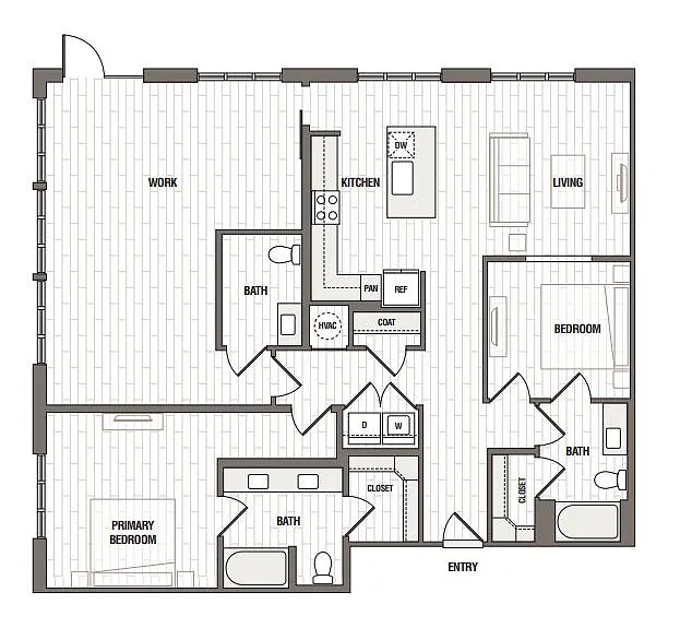 Floor plan LW2