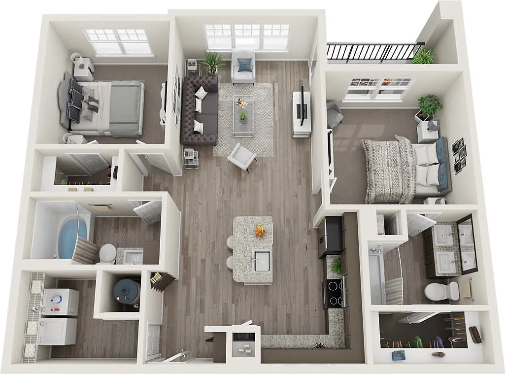 Floor plan B1
