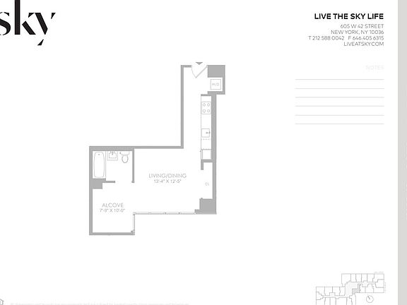 2nd image of 605 W 42nd St APT 31L