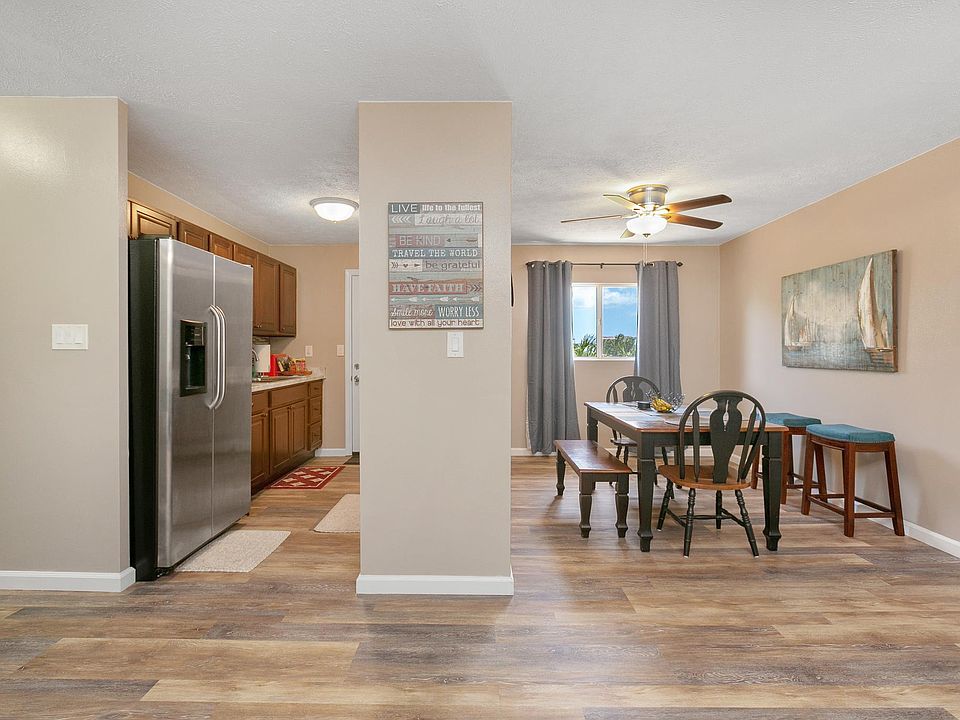 Kitchen and Dining Area (not furnished).