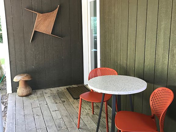 Porch and front door