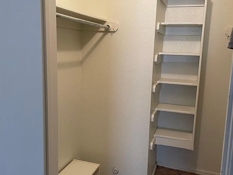 Master walk in closet