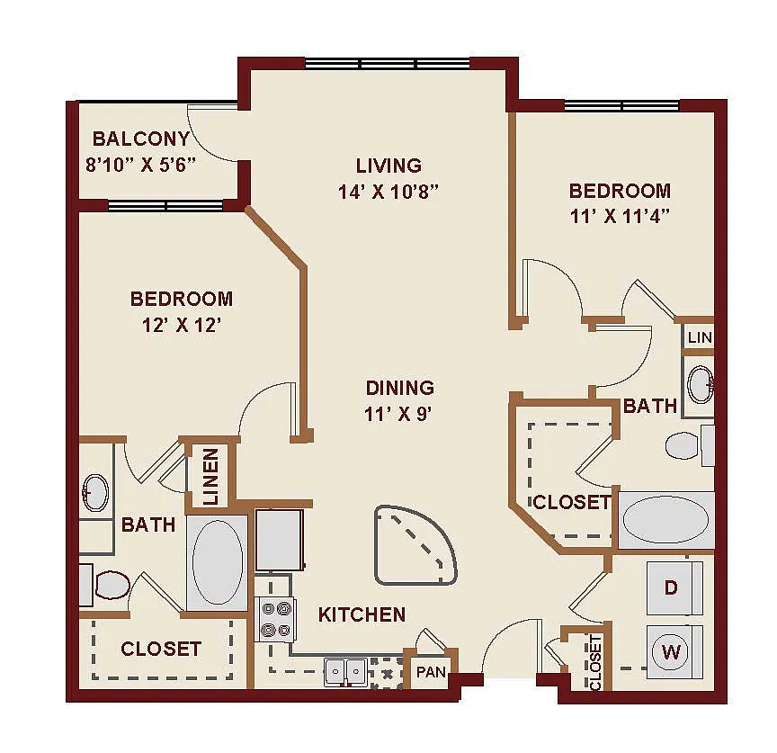 Floor plan B3