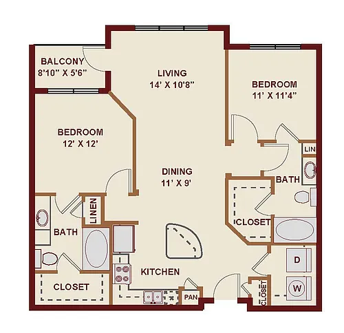 Floor plan B3