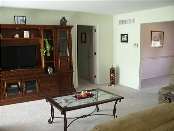 Large brightly lit living room