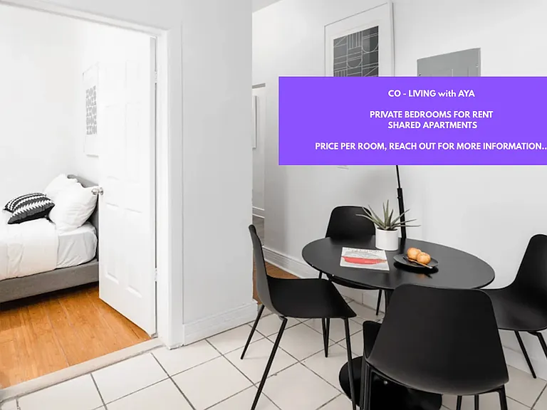 Co-living Apartment, Private bedrooms Upper Manhattan — Photo 4