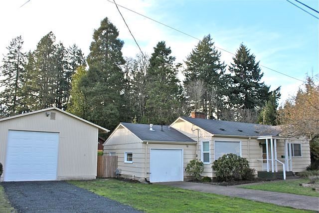 The house, garage and shop