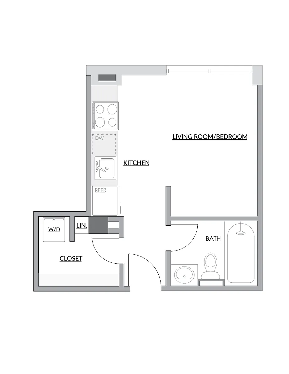 Floor plan Studio B
