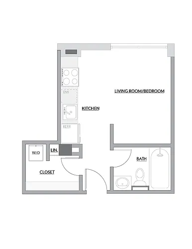 Floor plan Studio B