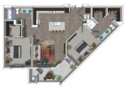 Floor plan B3