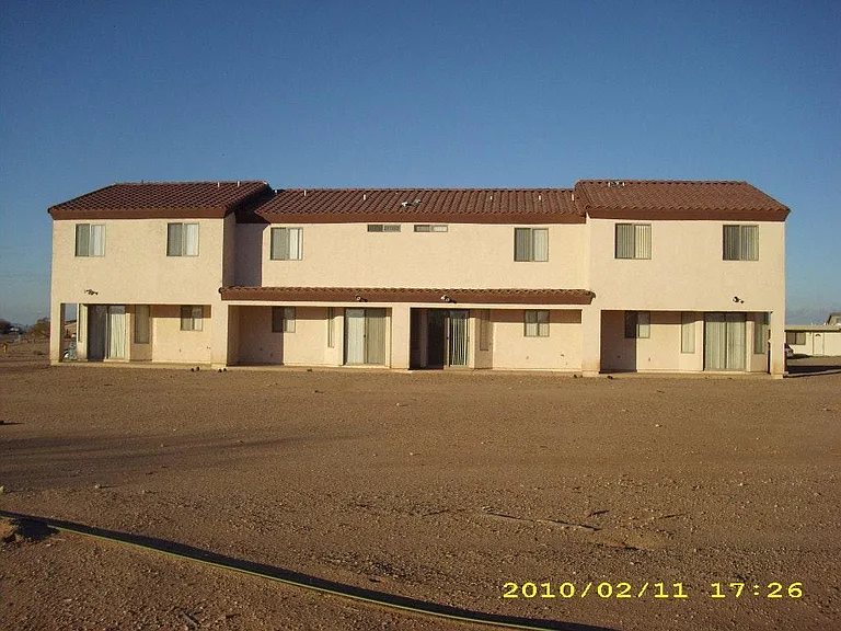 Back Yard view of complex