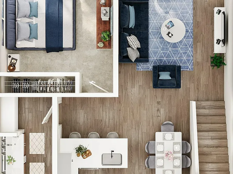Explore this elegant one-bedroom apartment designed for stylish living. Explore this elegant one-bedroom apartment designed for stylish living.