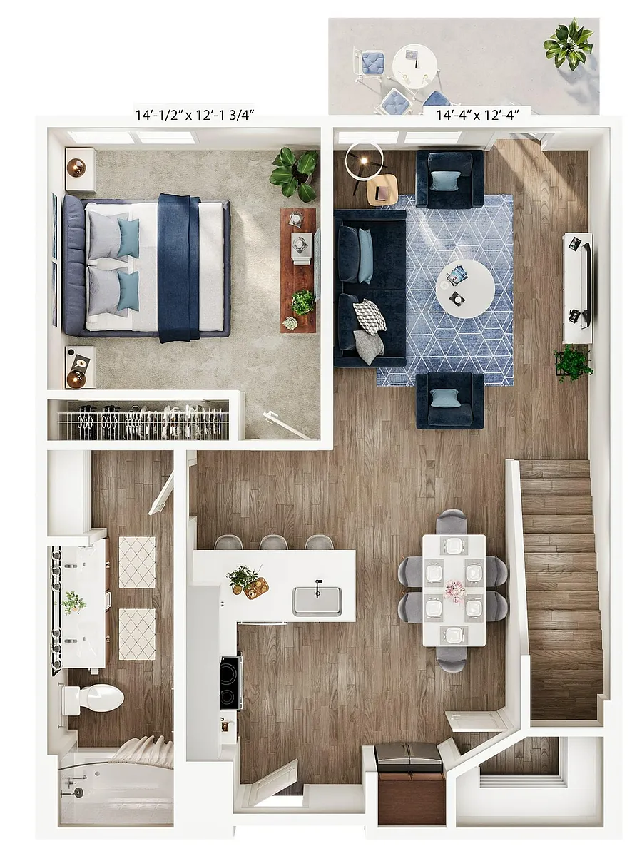 Floor plan TH3