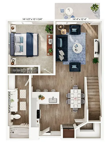Floor plan TH3