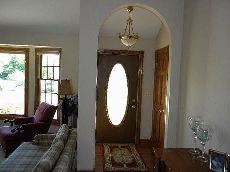 Front entry and living room