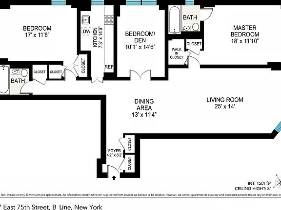 2nd image of 177 E 75th St APT 15B