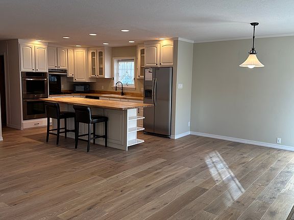 Kitchen and dining areas