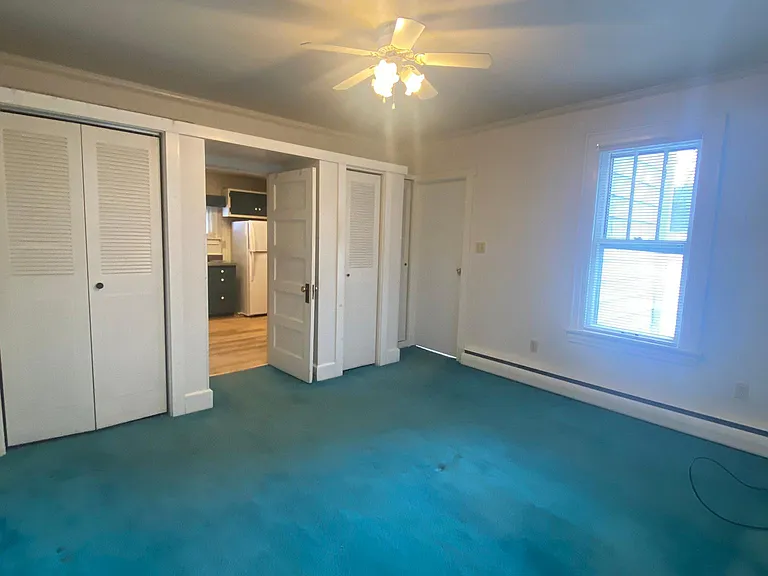 bedroom with closets