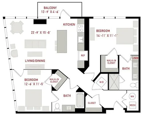 Floor plan The Pennant