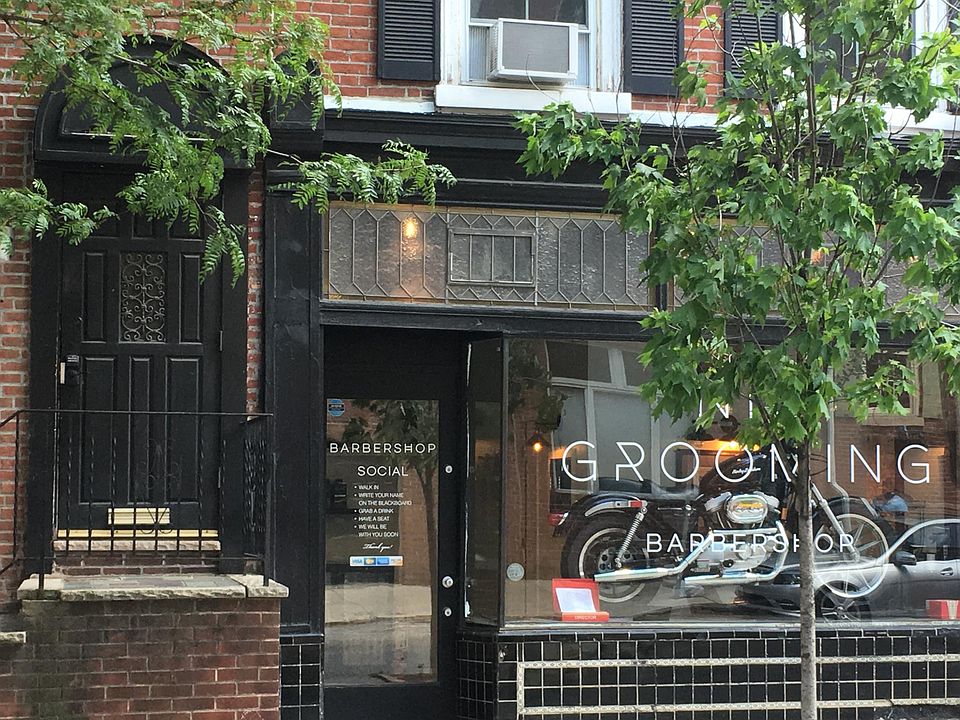 Street level commercial space (barber shop)