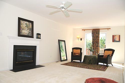 Great room with fireplace