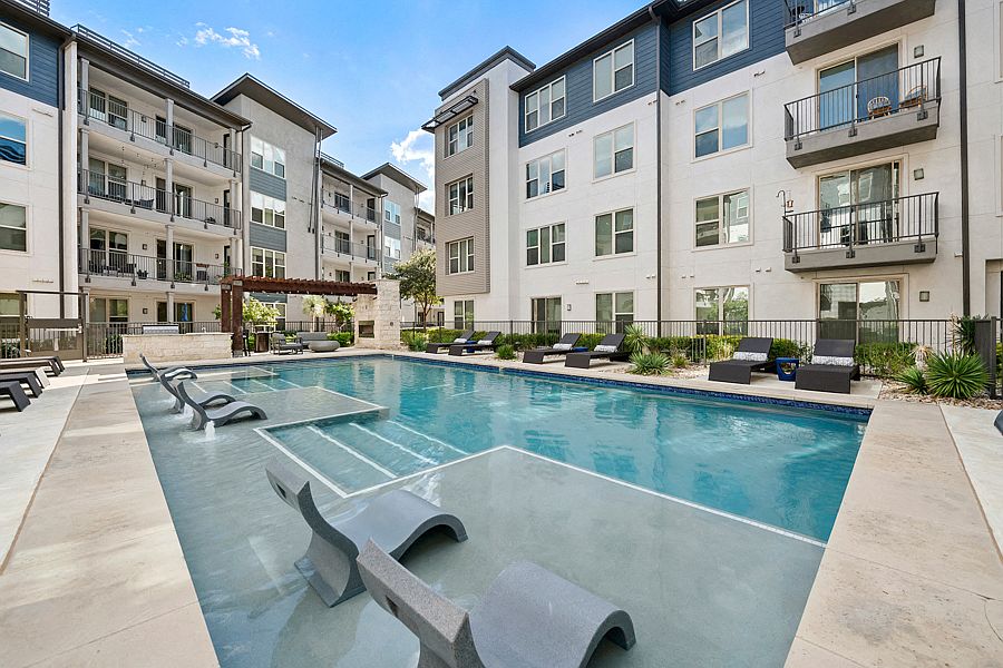 Second resort-style pool with sundeck