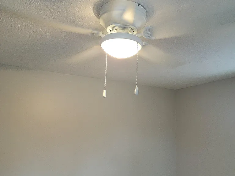 Ceilings fans in each room