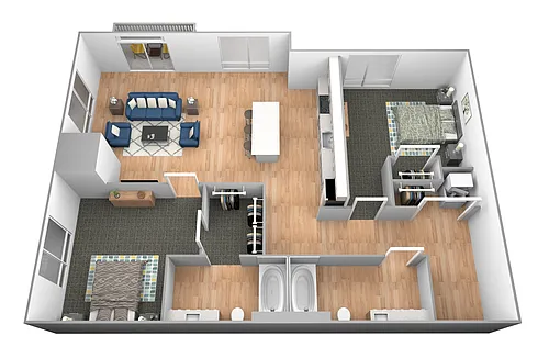 Floor plan Gooseberry River