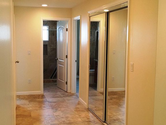 The hallway, with hall closet - plenty of storage