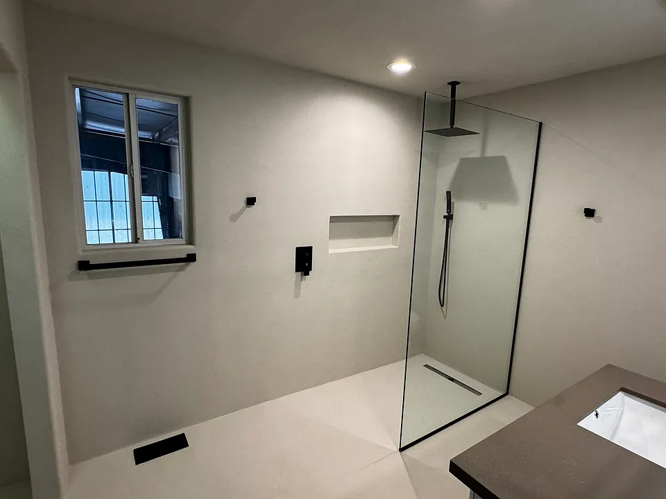 Brand New Micro Cement Bathroom and Shower...completely waterproof