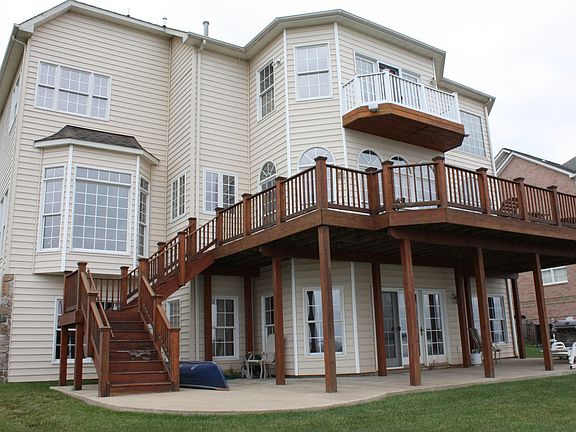rear of house