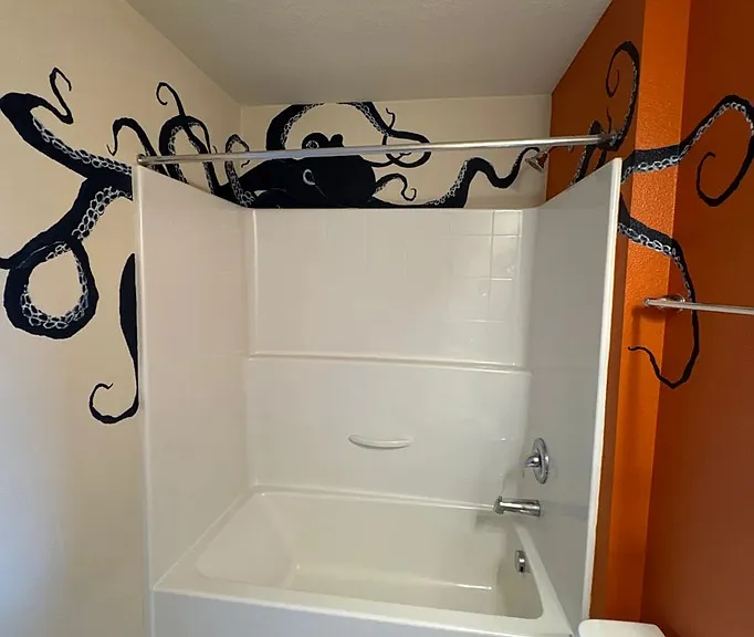 Guest room bathroom