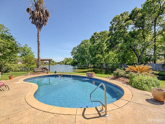 Pool and lake view