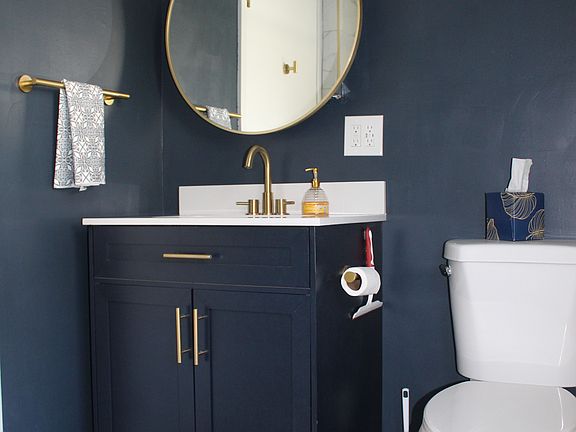 Downstairs modern bath