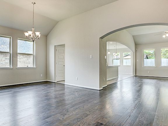 Open dining room