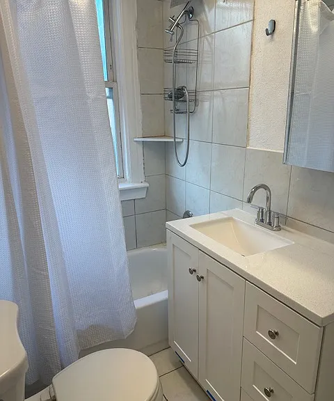 Renovated bathroom