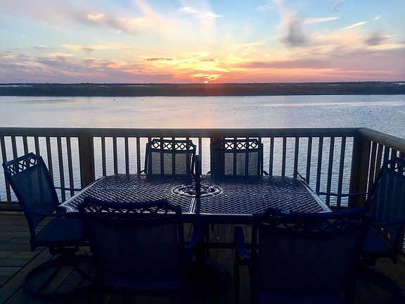 Patio on Wraparound Deck