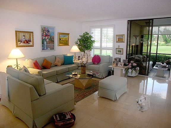 Furnished living room.