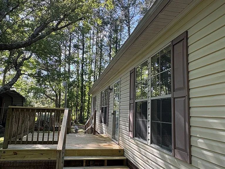 Front porch side view