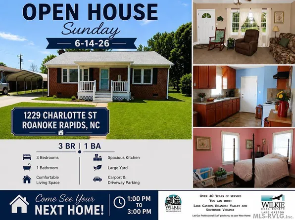 1229 Charlotte St, Roanoke Rapids, NC 27870