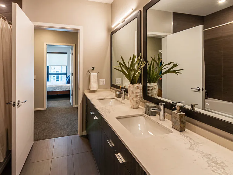 Bathroom with Double Vanity