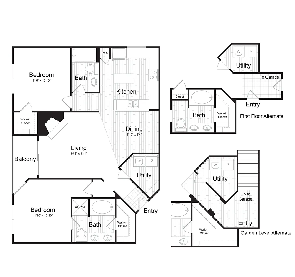 Floor plan Renovated B4