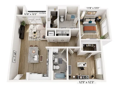 Floor plan B2