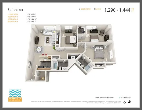 Floor plan Spinnaker