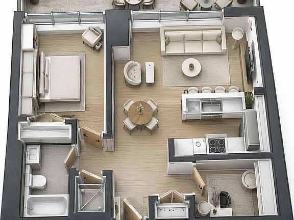 3rd image of 83 Redpath Ave #1911