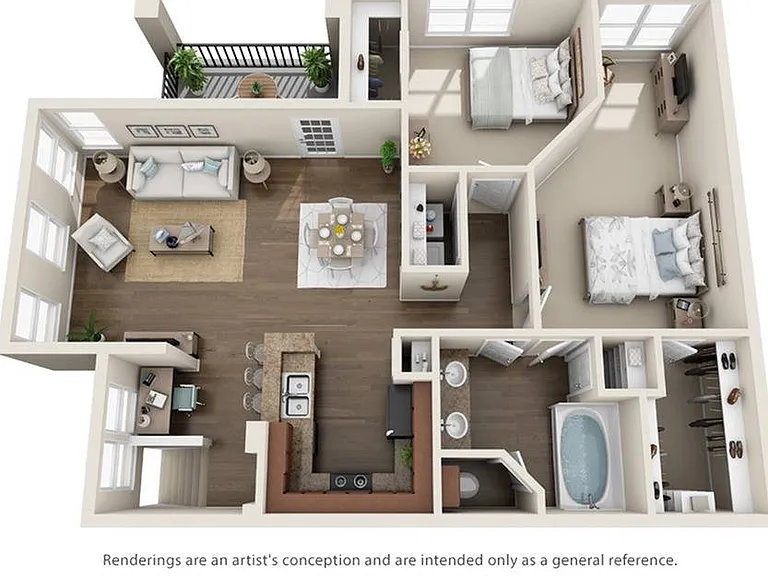 2 Bedroom | 1 Bath | 1177 SF | Attached Garage | Level 2 2 Bedroom | 1 Bath | 1177 SF | Attached Garage | Level 2