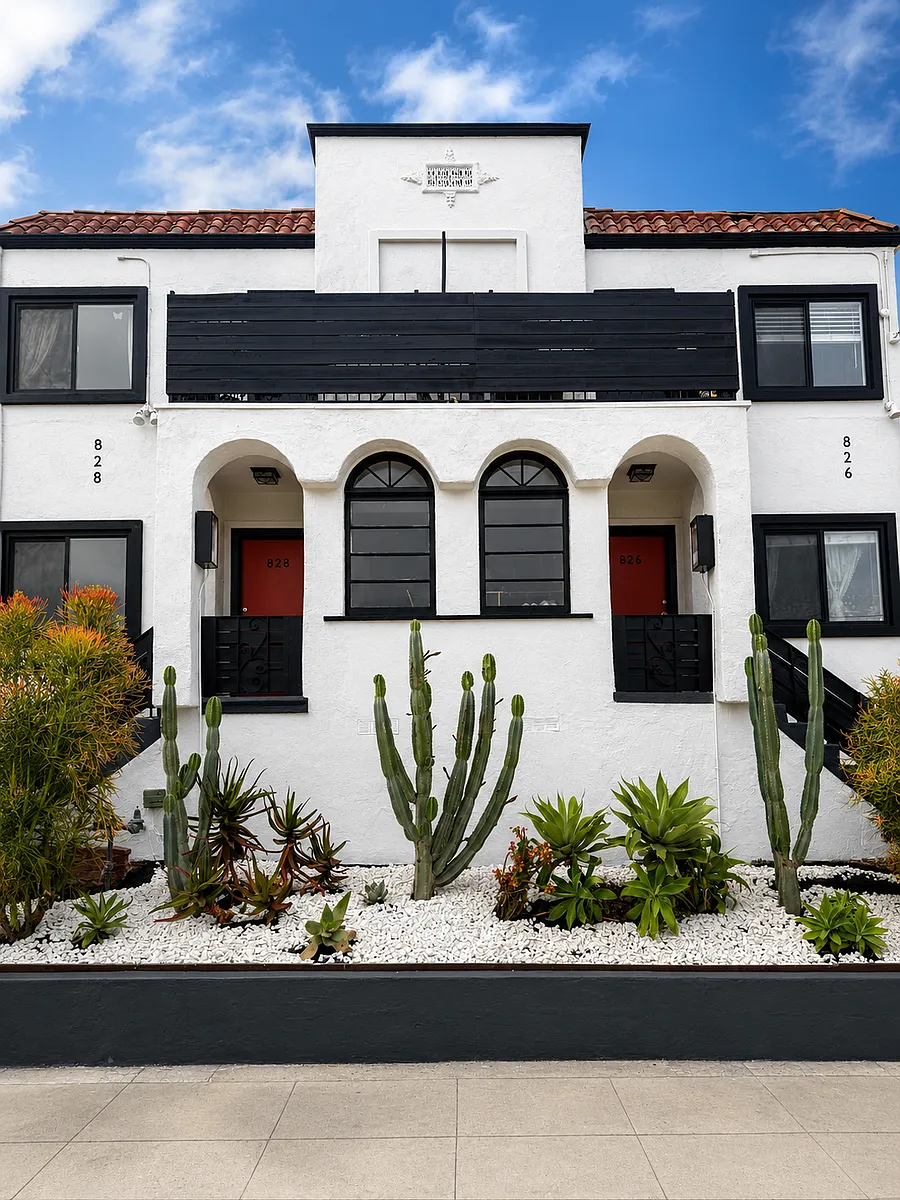 front of building - 828 N Coronado St #828